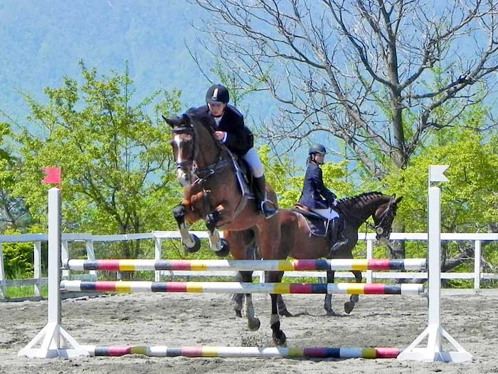 乗馬の大会も盛んに行われています